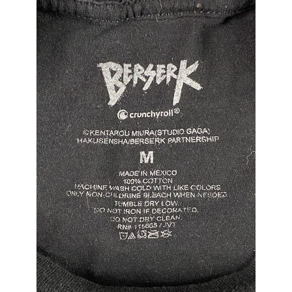 Berserk | Mens | Sparkle Graphic Tee Shirt | Medium | Black/White/Red | Anime - Picture 7 of 8